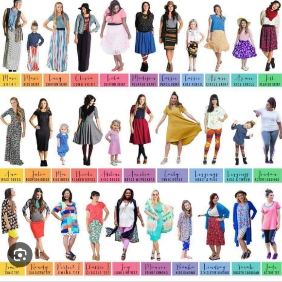 LULAROE LIVE LISTING!! ONLY SIZES LEFT ARE L TO XXL! $10 EACH - Picture 4 of 7